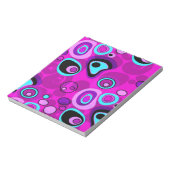 Bloc-note Lumineuse, abstraite, Magenta (Tourné)