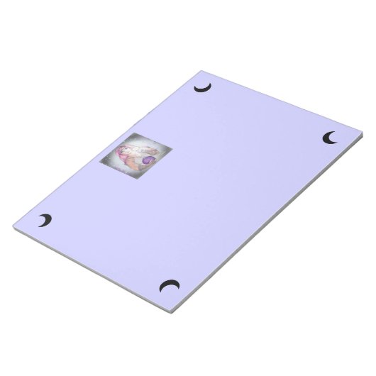 Bloc-note Lune dans une sorcière en bouteille Wiccan Pagan (Incliné)