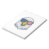 Bloc-note Lunettes de soleil aigle patriotique dessin vector (Tourné)