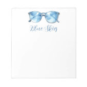 Bloc-note Lunettes de soleil Blue Skies (Devant)