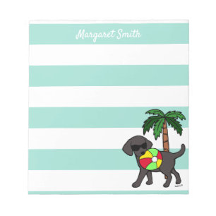 Bloc-note Lunettes de soleil cool Black Labrador