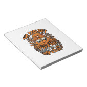 Bloc-note Lunettes de soleil Coolest Pumpkin Patch Halloween (Incliné)