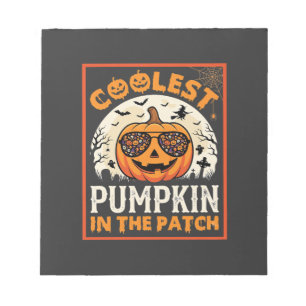 Bloc-note Lunettes de soleil Halloween Citrouille la plus co