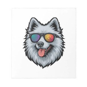 Bloc-note Lunettes de soleil pour chien Montagne Coucher de