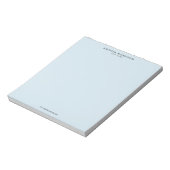 Bloc-note Luxe Minimaliste Bleu (Tourné)