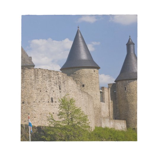 Bloc-note Luxembourg, vallée de la Sûre. Bourscheid, (Devant)