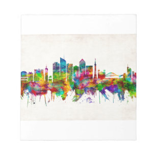 Bloc-note Lyon France Skyline