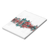 Bloc-note Lyon France Skyline (Tourné)