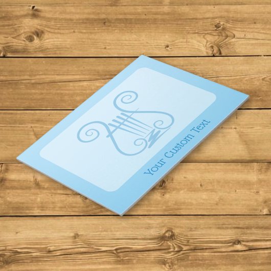 Bloc-note Lyre Bleue