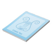 Bloc-note Lyre Bleue (Tourné)