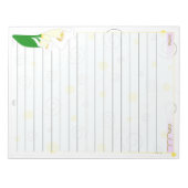 Bloc-note Lys de carrosserie (Devant)