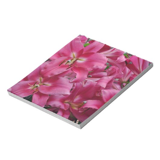 Bloc-note Lys stargazers roses (Tourné)