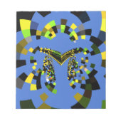 Bloc-note M Bleu (Devant)