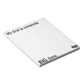 Bloc-note Ma collection Big Time (Incliné)