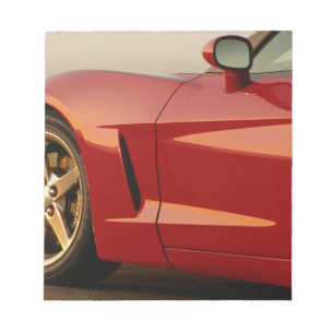 Bloc-note Ma Corvette rouge