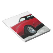 Bloc-note Ma Corvette rouge de 1979 (Incliné)