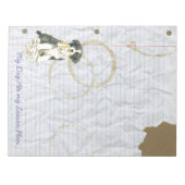 Bloc-note Ma frontière Collie Ate mon plan de leçon (Devant)