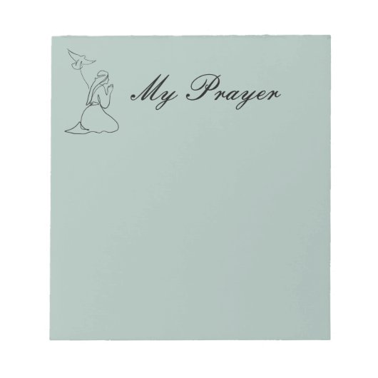 Bloc-note Ma note de prière Onglet Note adhésive (Devant)