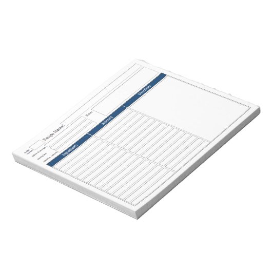 Bloc-note Ma recette (Tourné)