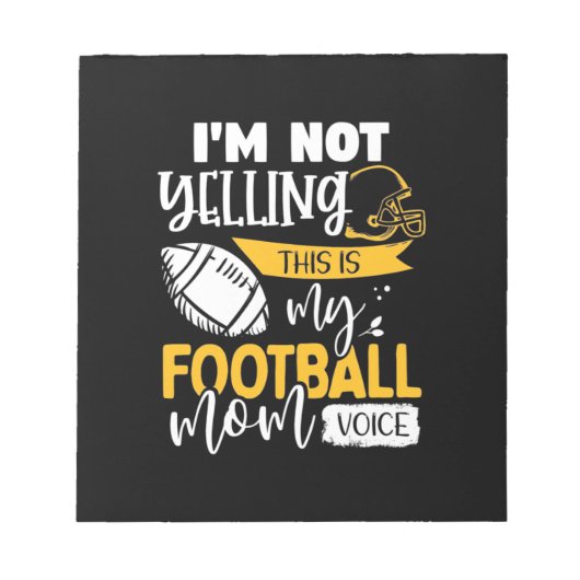 Bloc-note Ma voix maman de football (Devant)