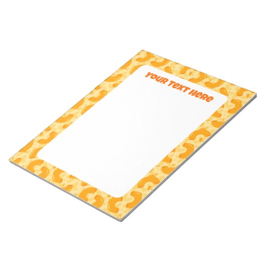 Bloc-note Macaroni and Cheese Pattern (Incliné)