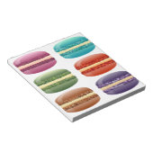 Bloc-note macarons arc-en-ciel (Incliné)