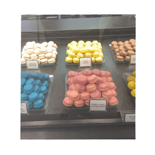 Bloc-note Macarons français | Paris, France (Devant)