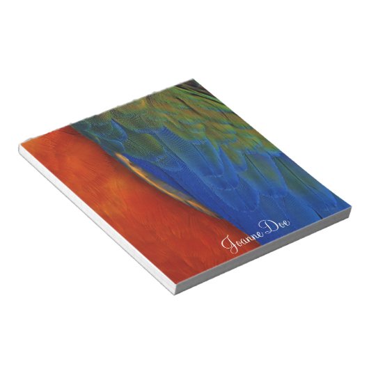 Bloc-note Macaw Feathers (Incliné)