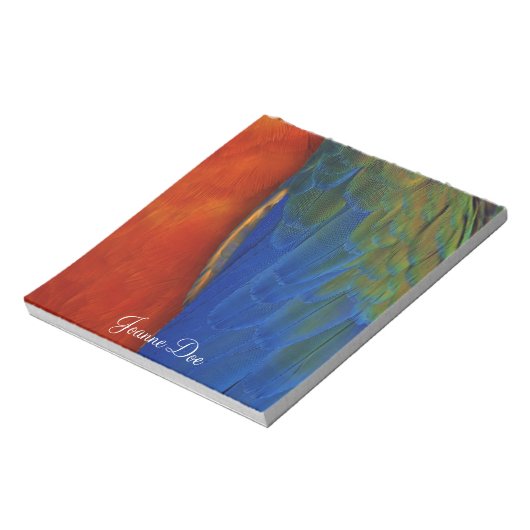 Bloc-note Macaw Feathers (Tourné)