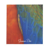 Bloc-note Macaw Feathers (Devant)
