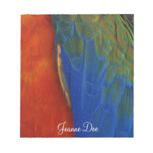 Bloc-note Macaw Feathers