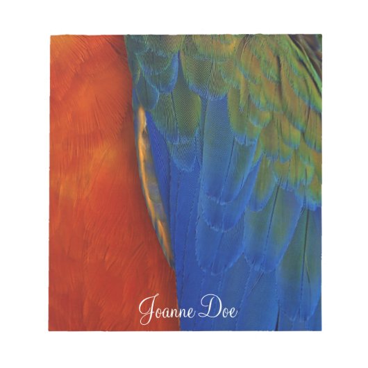 Bloc-note Macaw Feathers (Devant)