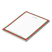 Bloc-note Macfee MacPhie Clan Tartan Plaid Motif (Tourné)