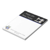 Bloc-note Machine à coudre florale en lunettes (Tourné)