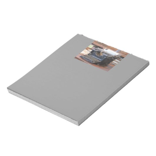 Bloc-note Machine à écrire antique (Tourné)