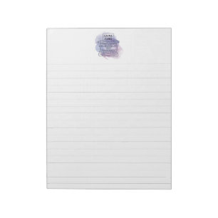 Bloc-note Machine à écrire liée en-tête personnalisée person