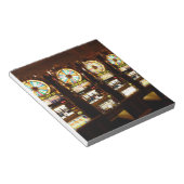 Bloc-note Machine à jouer un bandit armé argent Las Vegas (Incliné)