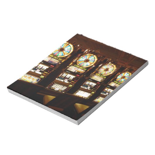 Bloc-note Machine à jouer un bandit armé argent Las Vegas (Tourné)