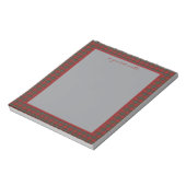 Bloc-note MacLean Duart Modern Original Scottish Tartan  (Tourné)