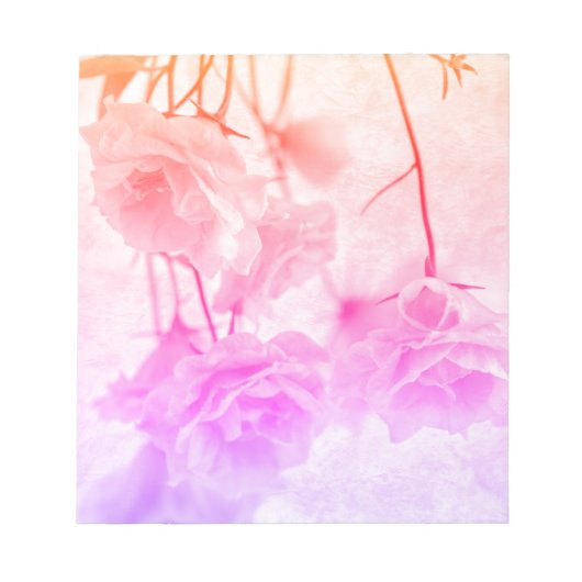 Bloc-note Macro Fleurs Campanella Violet (Devant)