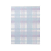 Bloc-note Madras Plaid Blue et Purple (Tourné)