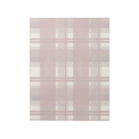 Bloc-note Madras Plaid Fall Red (Tourné)
