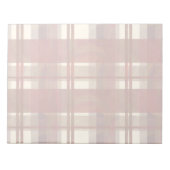 Bloc-note Madras Plaid Fall Red (Devant)