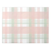 Bloc-note Madras Plaid Noël (Devant)