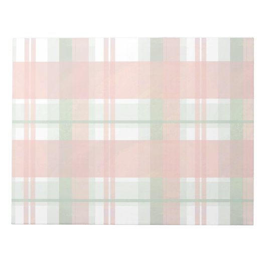 Bloc-note Madras Plaid Noël (Devant)