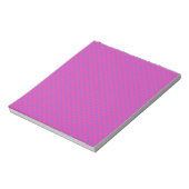Bloc-note Magenta, Pois bleus (Tourné)
