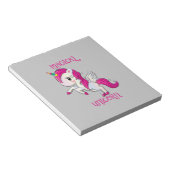 Bloc-note Magic Unicorn Lover Fan Club (Incliné)