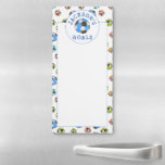 Bloc-note Magnétique Buts de balles de football<br><div class="desc">Aidez votre enfant à garder trace de ses buts avec ce ballon magnétique de football! Choisissez des objectifs hebdomadaires ou quotidiens pour votre amateur de sport de football à atteindre! Ajoutez le nom de votre enfant pour une touche personnalisée et spéciale ! Un grand cadeau pour les amateurs de sport...</div>