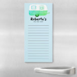 Bloc-note Magnétique Camper RV Trailer Custom Grocery Shop To DO List<br><div class="desc">Faites vos listes d'achats dans le style avec ce bloc-notes personnalisable d'épicerie ou de liste de choses à faire. Modifiez le texte en fonction de vos besoins. Conserver ou supprimer les lignes aussi. Consultez mon magasin pour en savoir plus !</div>