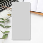 Bloc-note Magnétique Couleur claire gris pastel | Classic Elegant<br><div class="desc">Couleur claire gris pastel | Classique | Élégant | tendance | Style | Cadeau</div>